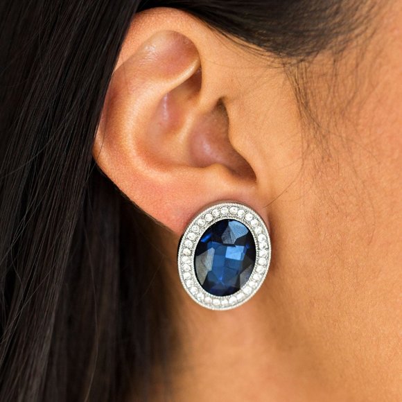 Only FAME In Town - Blue Earring - Picture 2 of 2